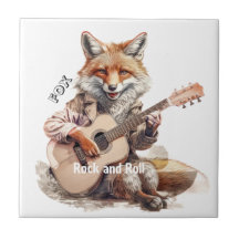 Caricatura Cartoon Animal Raposa Um musical