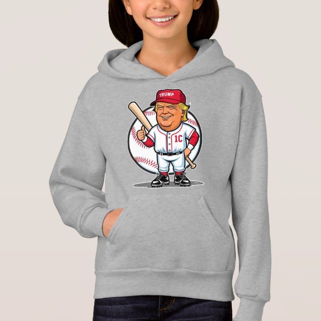 Caricatura de Baseball Trump (Frente)