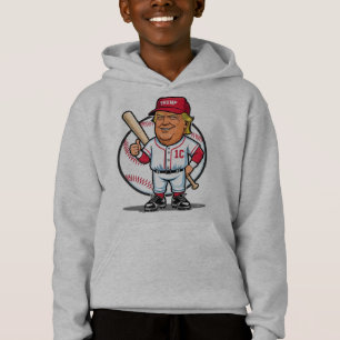 Caricatura de Baseball Trump