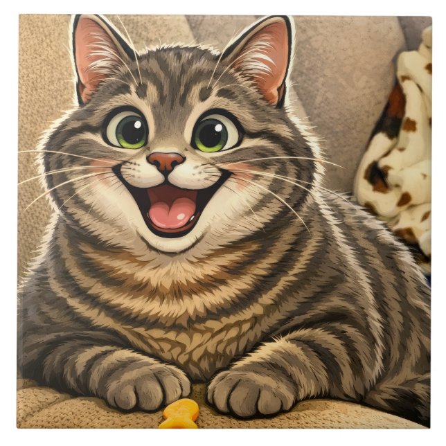 Caricatura de gato (Frente)