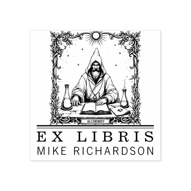 Carimbo Alquimista Medieval (Impressão)