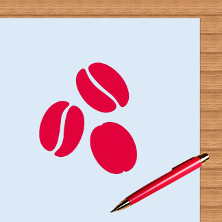 Carimbo Auto Entintado 3 Café Feijão, café, café, café, lealdade