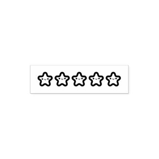 Carimbo Auto Entintado 5 Star Smiling Stars Rating