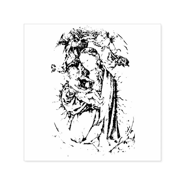 Carimbo Auto Entintado A Madona no Crescente (Design)