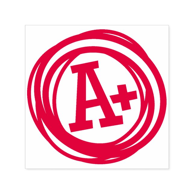 Carimbo Auto Entintado A+ Prêmio de Professores (Design)