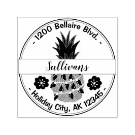 Carimbo Auto Entintado Abacaxi tropical de Natal