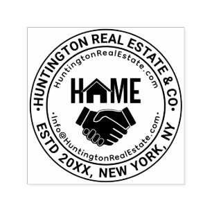 Carimbo Auto Entintado Abertura de Negócios de Imóveis Nome URL E-mail Es