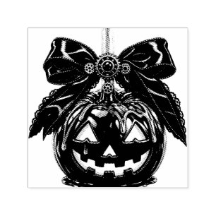 Carimbo Auto Entintado Abóbora de Halloween Carmel Apple