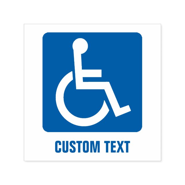 Carimbo Auto Entintado Acessibilidade (Design)