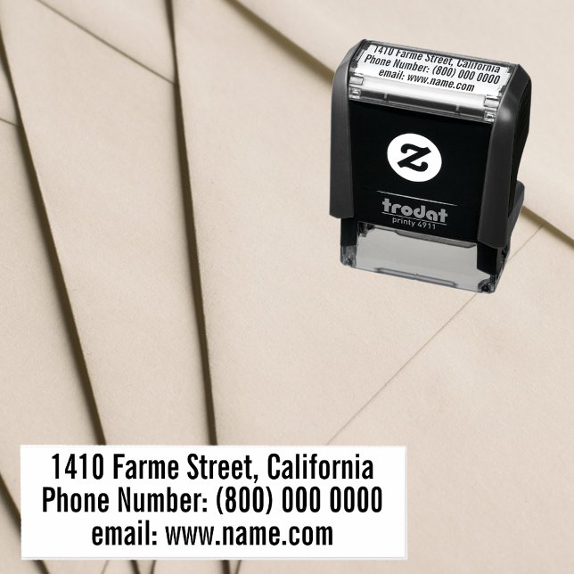 Carimbo Auto Entintado Acessórios de mala direta com tinta automática (Criador carregado)