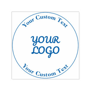 Carimbo Auto Entintado Adicionar logotipo simples Design editável