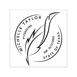 Carimbo Auto Entintado Agente de Assinatura de Empréstimo Notário Profess