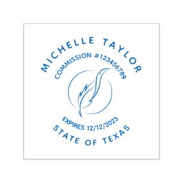 Carimbo Auto Entintado Agente de Assinatura de Empréstimo Notário Profess