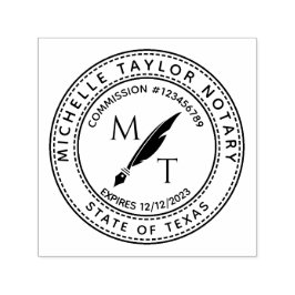 Carimbo Auto Entintado Agente de Assinatura de Empréstimo Notário Profess