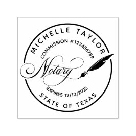 Carimbo Auto Entintado Agente de Assinatura de Empréstimo Notário Profess