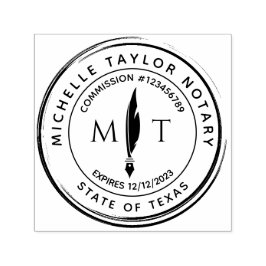 Carimbo Auto Entintado Agente de Assinatura de Empréstimo Notário Profess