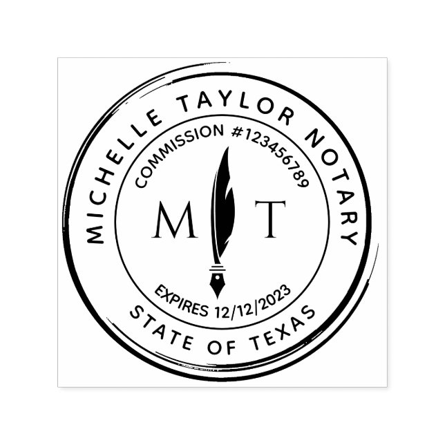 Carimbo Auto Entintado Agente de Assinatura de Empréstimo Notário Profess (Design)