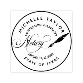 Carimbo Auto Entintado Agente de Assinatura de Empréstimo Notário Profess