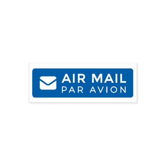 Carimbo Auto Entintado AIR MAIL PAR AVION 手紙 エアメールスタンプ mail letter セルフインキ (Design)