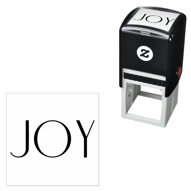 Carimbo Auto Entintado Alegria Simples Feriado de Natal Faça Scrapbooking (In Situ)