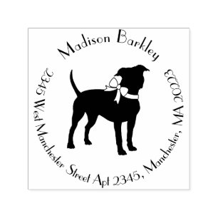Carimbo Auto Entintado American Staffordshire Pit bull