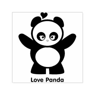 Carimbo Auto Entintado Amor Panda®