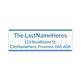 Carimbo Auto Entintado Apelido profissional, simples e simples + Endereço