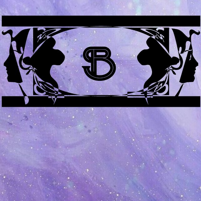 Carimbo Auto Entintado Art nouveau senhoras (Criador carregado)