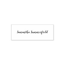 Assinatura de nome simples Script de negócios pers