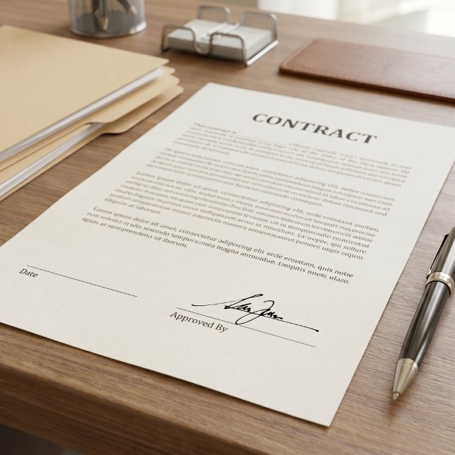 Carimbo Auto Entintado Assinatura Manuscrita Personalizada | Documento (Criador carregado)