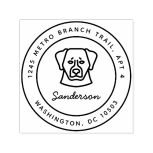 Carimbo Auto Entintado Auto-Tinta do selo do endereço do remetente do c