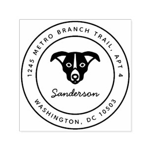 Carimbo Auto Entintado Auto-Tinta do selo do endereço do remetente do c