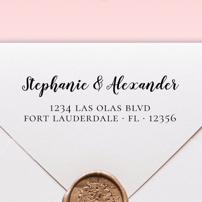 Carimbo Auto Entintado Autotink de Script Negrito Moderno de Retorno de C (Criador carregado)