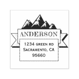 Carimbo Auto Entintado Aventura Familiar | Endereço de retornoCarimbo