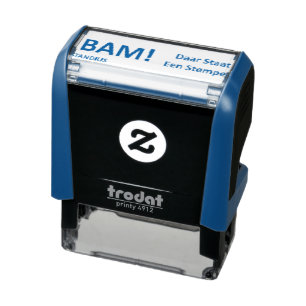 Carimbo Auto Entintado BAM! O staat de Daar een o stempel. //Standius