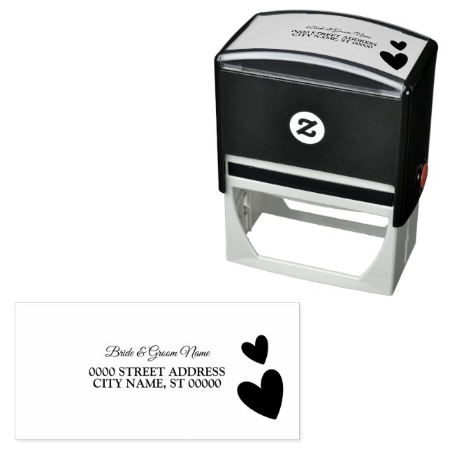 Carimbo Auto Entintado Bela Frame Floral Frame Elegante Endereço (In Situ)