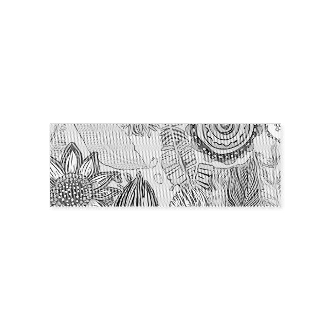 Carimbo Auto Entintado Beleza Botânica (Design)