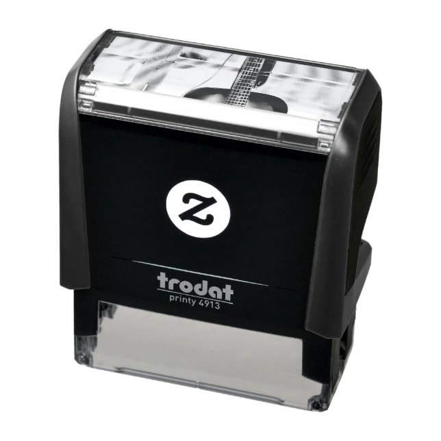 Carimbo Auto Entintado Belo Violão Acústico (Produto)