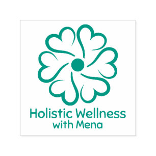 Carimbo Auto Entintado Bem-estar holístico