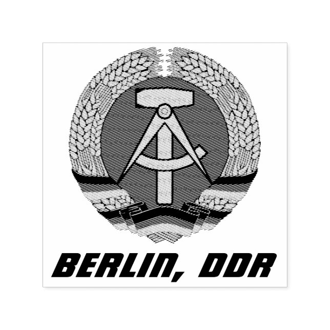 Carimbo Auto Entintado Berlim, DDR - Deutsche Demokratische Republik (Design)