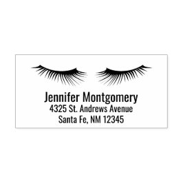 Carimbo Auto Entintado Black Eyelashes Long & Feminine