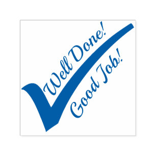 Carimbo Auto Entintado Bom trabalho, bom trabalho