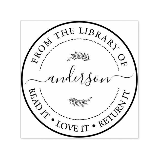 Carimbo Auto Entintado Bordado Este Livro Pertence Ao Nome Do Script De T (Design)