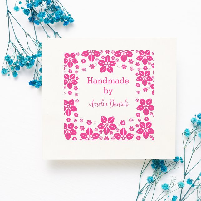 Carimbo Auto Entintado Botânico Personalizado Fabricado por (Criador carregado)