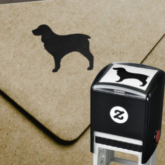 Carimbo Auto Entintado Boykin Spaniel Dog Breed Silhouette