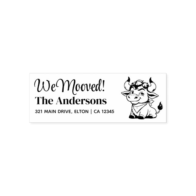 Carimbo Auto Entintado Bull Personalizar Endereço de Retorno (Design)