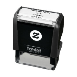Carimbo Auto Entintado Business Address Self inking stamp