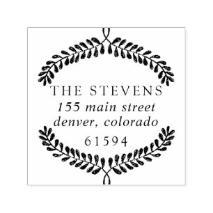 Carimbo Auto Entintado Butterum & selo decobertura do endereço do