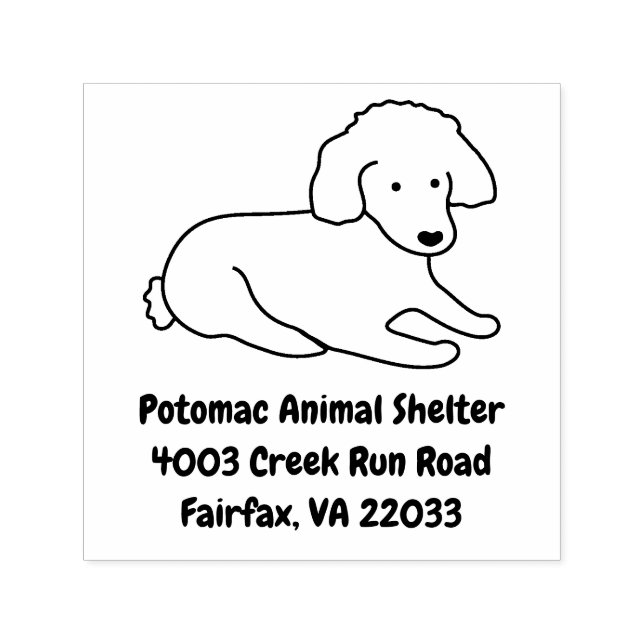 Carimbo Auto Entintado Cachorro Cachorro Cachorro (Design)