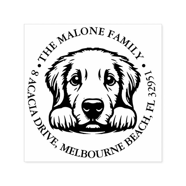 Carimbo Auto Entintado Cachorro Tema Personalizado Customizado (Design)